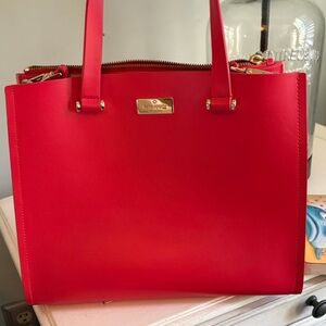 Kate Spade Vibrant Red Tote